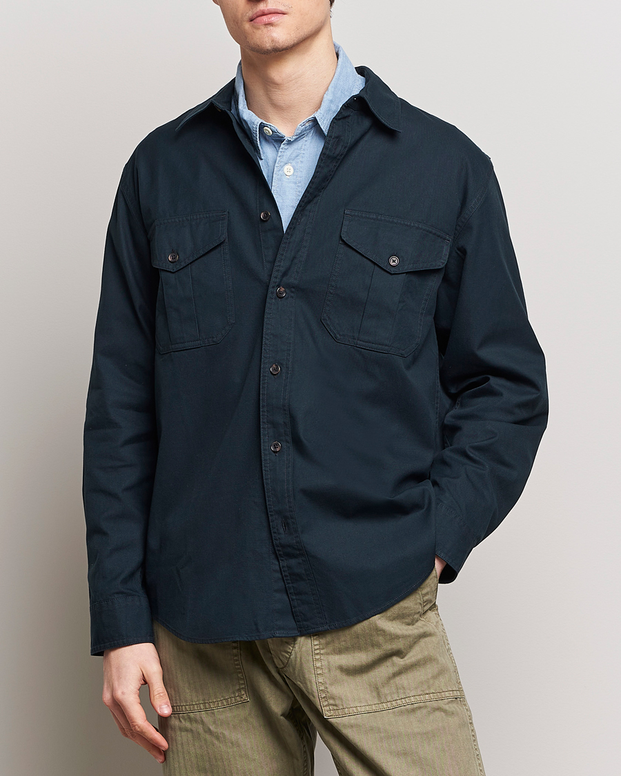 Heren | Casual overhemden | Filson | Lightweight Alaskan Guide Shirt Midnight Navy