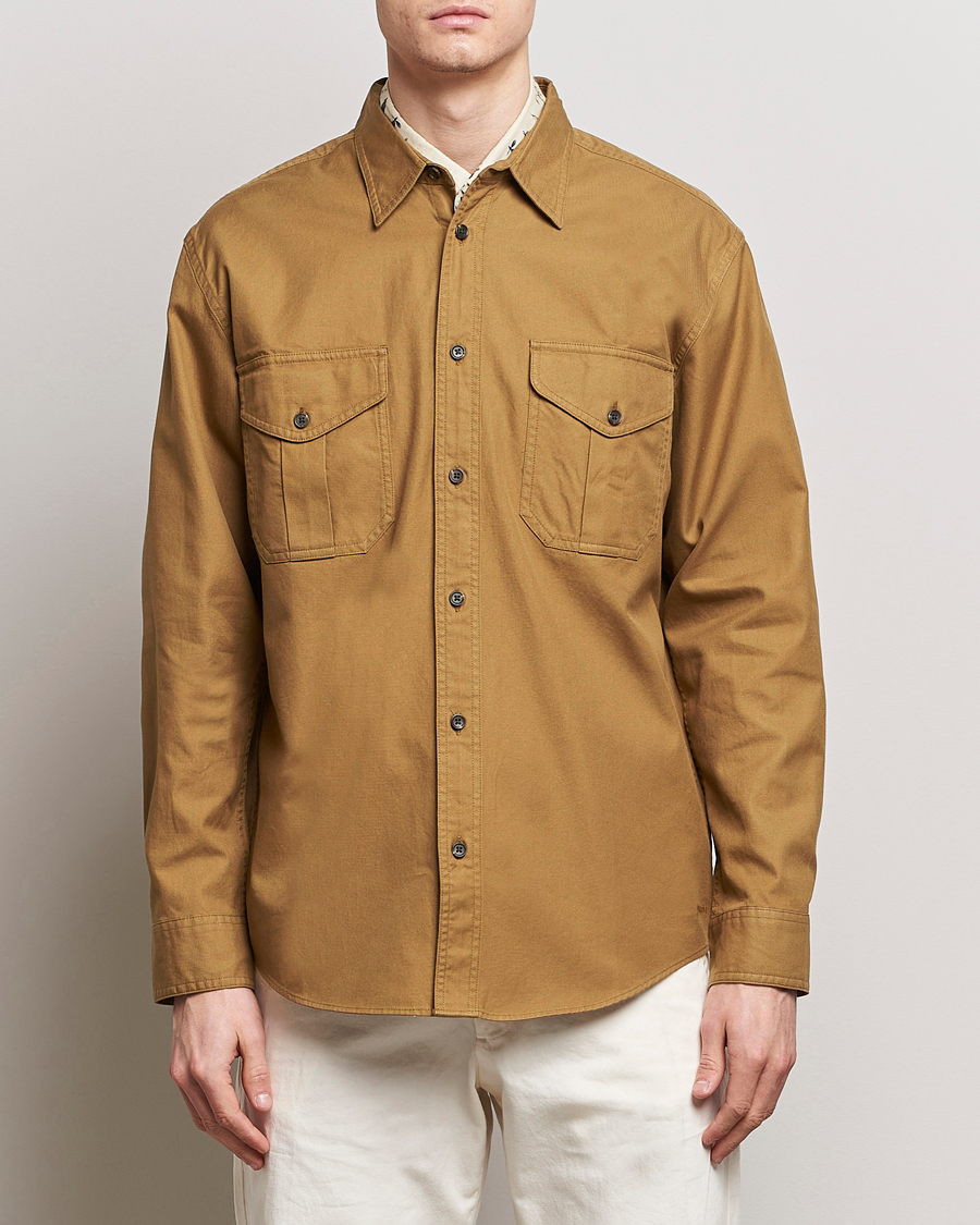 Heren | American Heritage | Filson | Lightweight Alaskan Guide Shirt Golden Tan