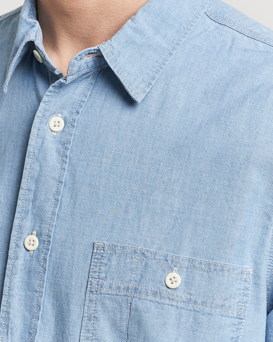 Heren | Overhemden | Filson | Chambray CPO Shirt Light Indigo