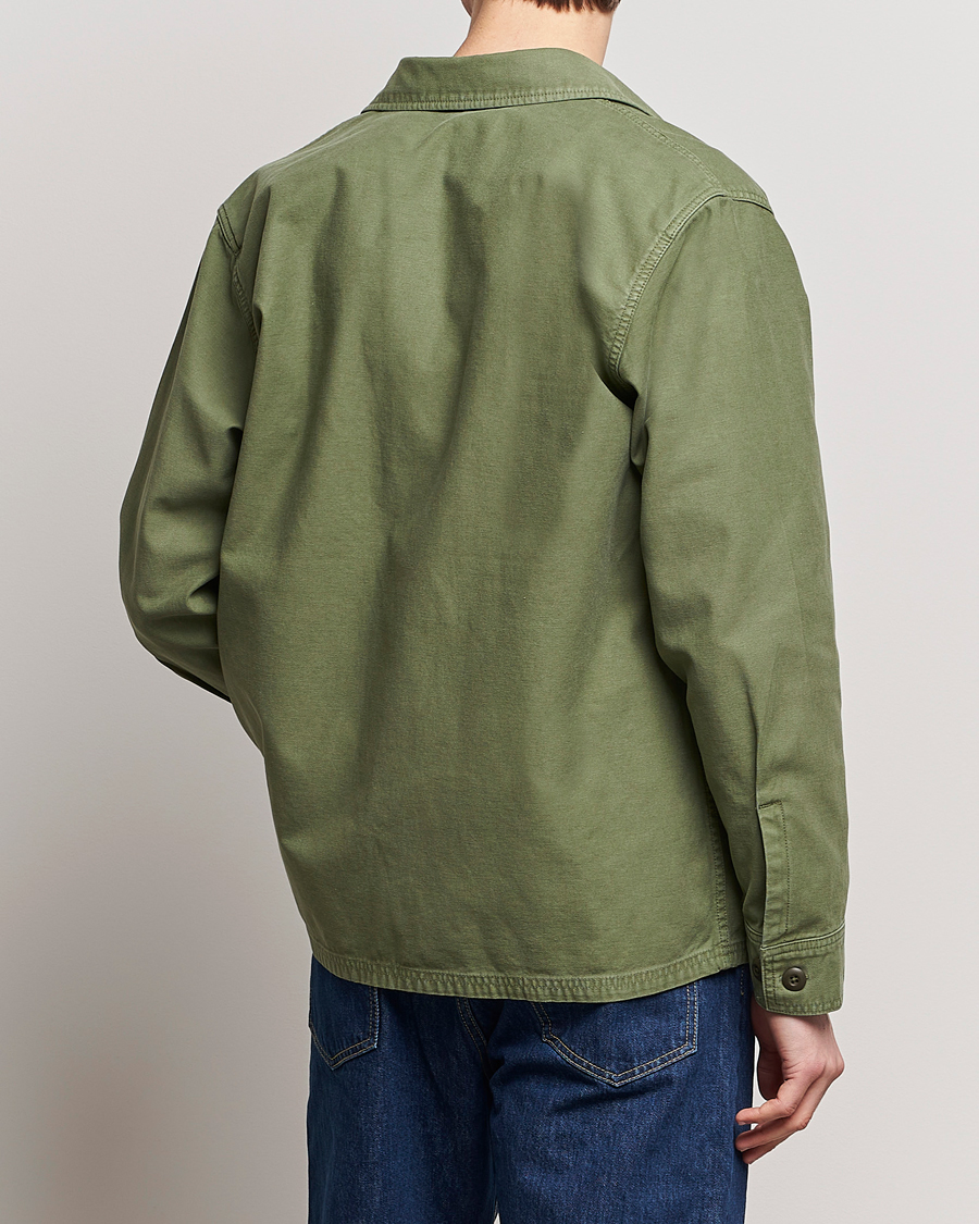 Heren | Jassen | Filson | Reverse Sateen Jac-Shirt Washed Green
