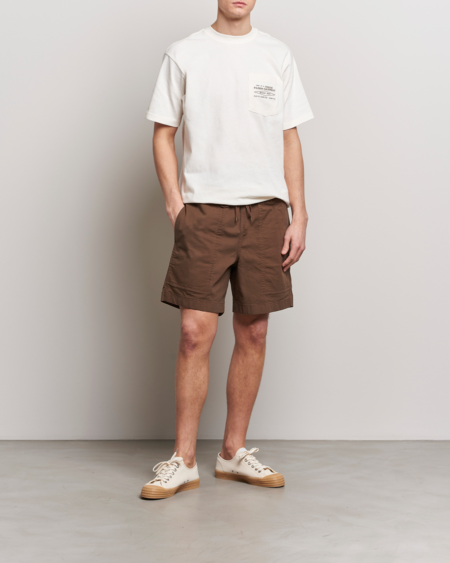 Heren | Korte broek | Filson | Granite Mountain Drawstring Shorts Dark Earth