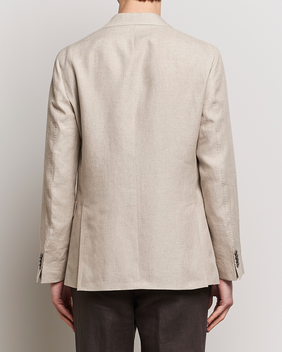 Heren | Blazers | Oscar Jacobson | Fogerty Linen Blazer Beige
