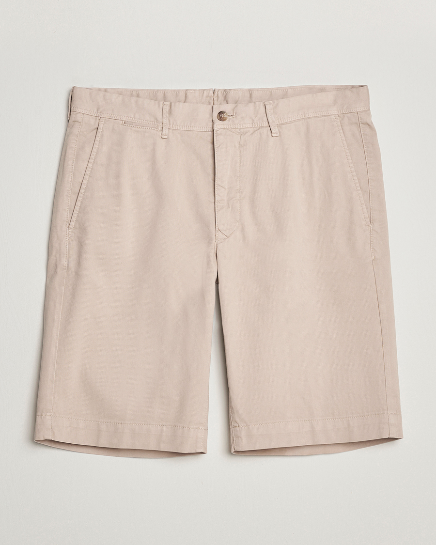 Heren | Korte broek | Oscar Jacobson | Teodor Cotton Shorts Beige