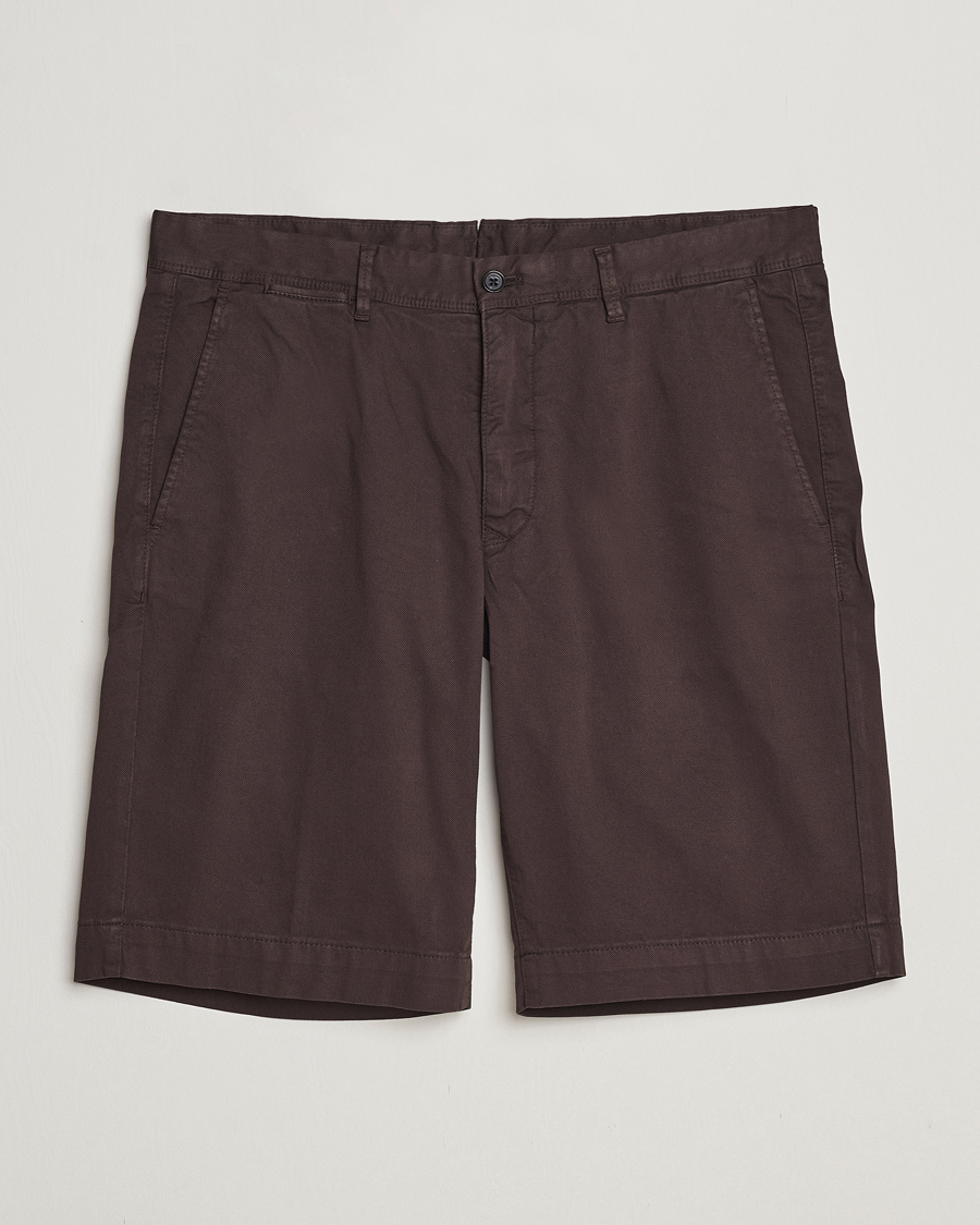 Heren | Korte broek | Oscar Jacobson | Teodor Cotton Shorts Brown