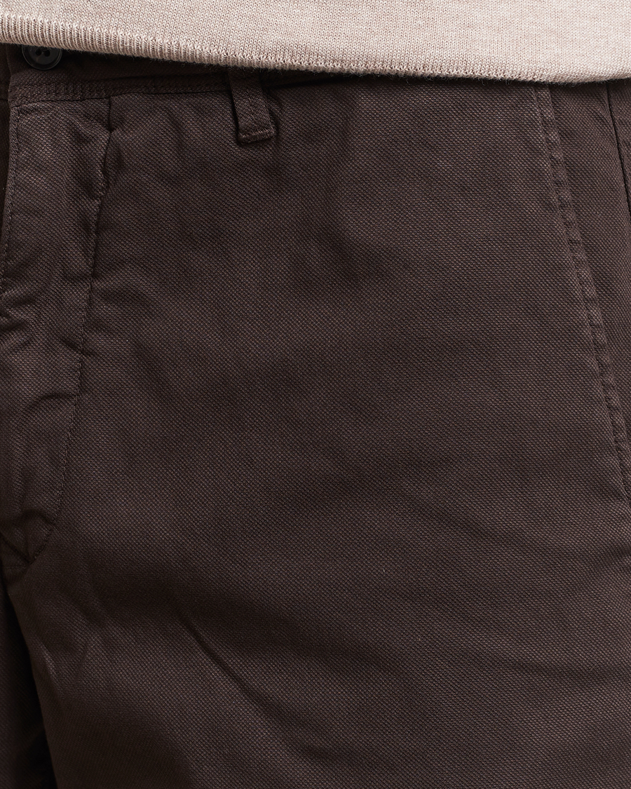 Heren | Korte broek | Oscar Jacobson | Teodor Cotton Shorts Brown