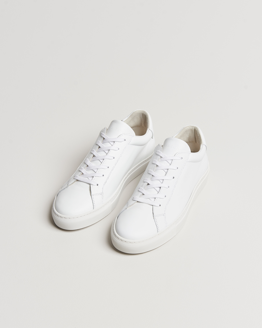 Heren | Sneakers | A Day's March | Leather Marching Sneaker White