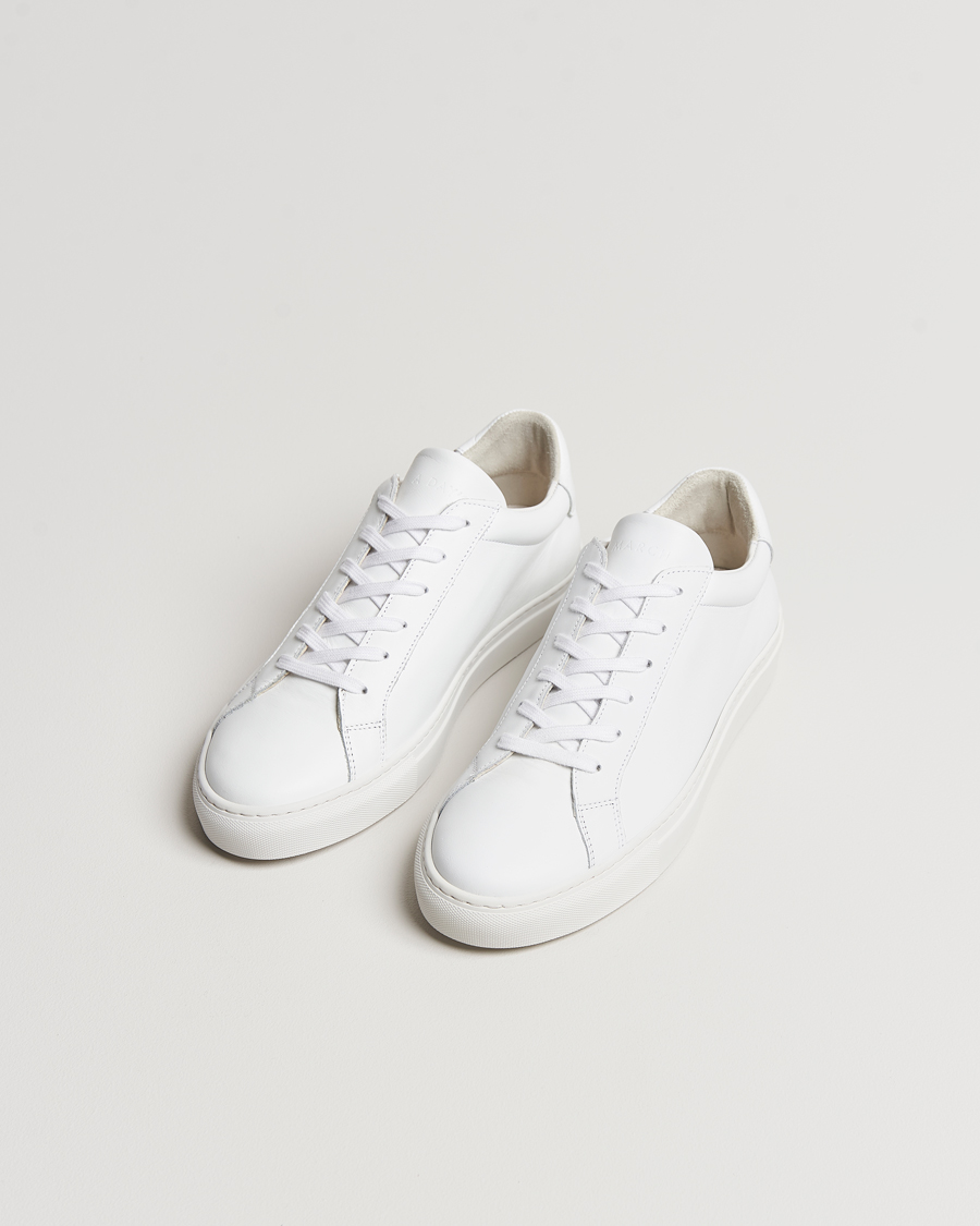 Heren | Business & Beyond | A Day's March | Leather Marching Sneaker White