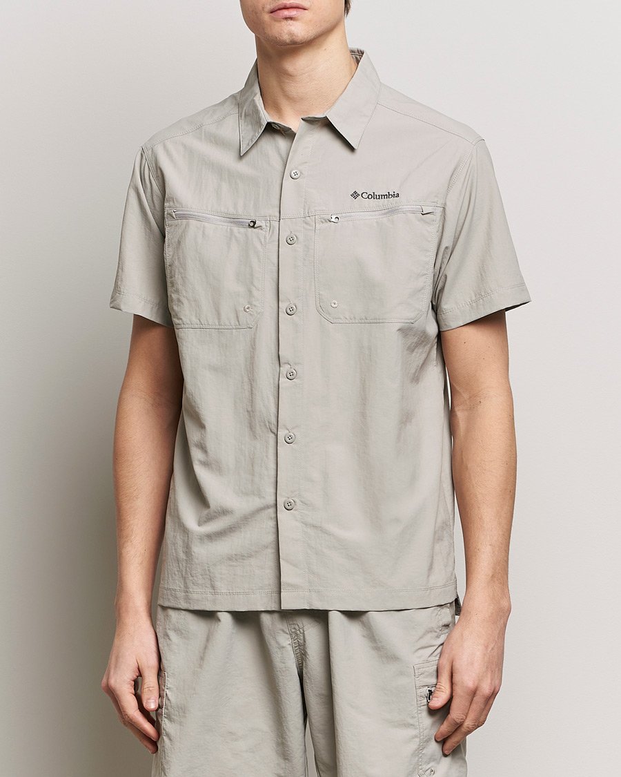 Heren | Overhemden met korte mouwen | Columbia | Mountaindale Short Sleeve Outdoor Shirt Flint Grey