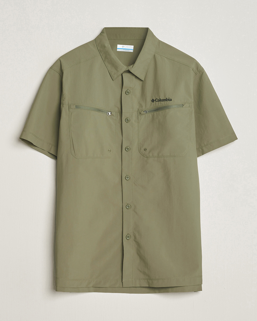 Heren | Overhemden | Columbia | Mountaindale Short Sleeve Outdoor Shirt Stone Green