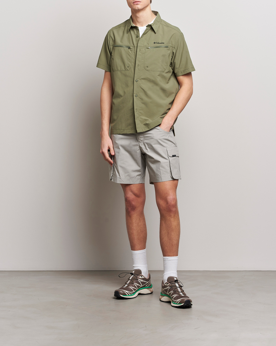 Heren | Overhemden | Columbia | Mountaindale Short Sleeve Outdoor Shirt Stone Green