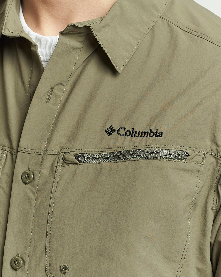Heren | Overhemden | Columbia | Mountaindale Short Sleeve Outdoor Shirt Stone Green