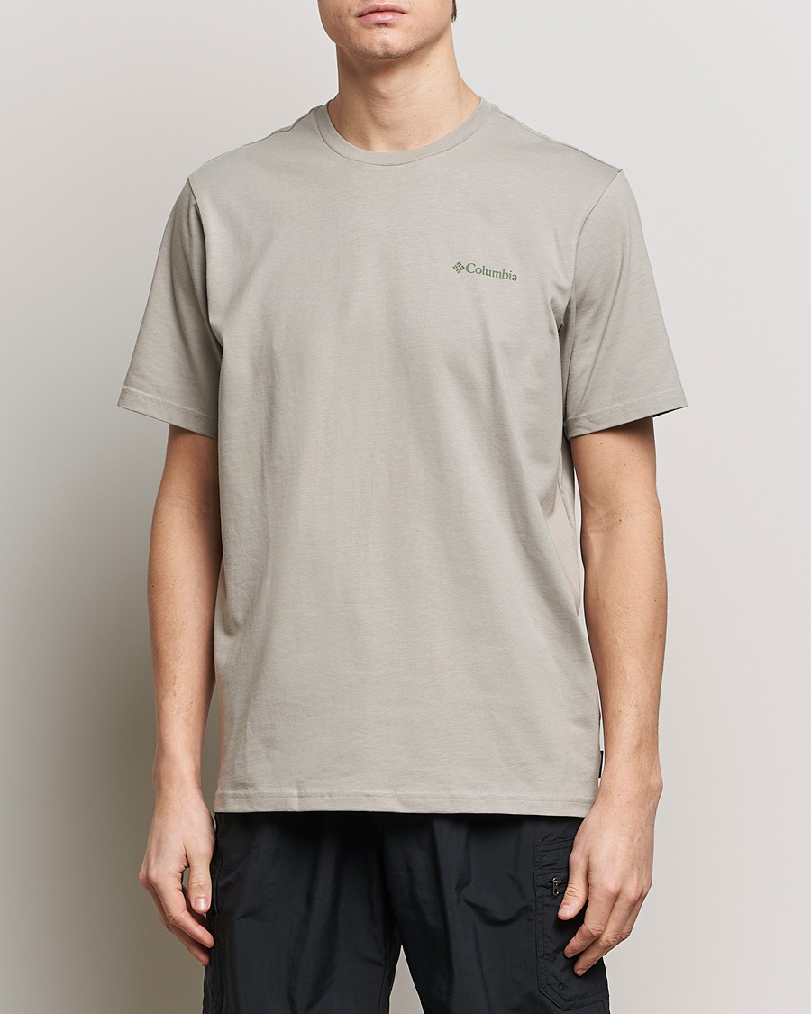 Heren | T-Shirts | Columbia | Explorers Canyon Back Print T-Shirt Flint Grey