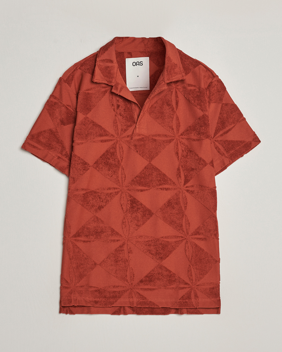 Heren | Polo's | OAS | Short Sleeve Terry Polo Plateau