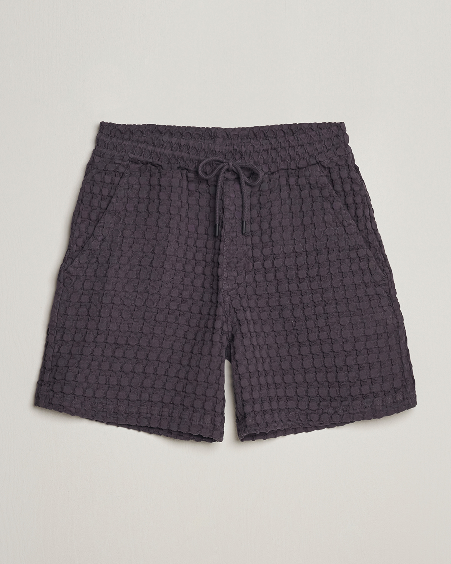 Heren | Korte broek | OAS | Porto Waffle Shorts Nearly Black
