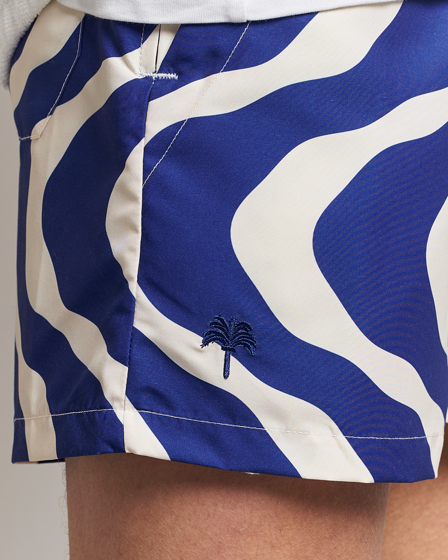 Heren | Zwembroek | OAS | Printed Swimshorts Blue Rippling