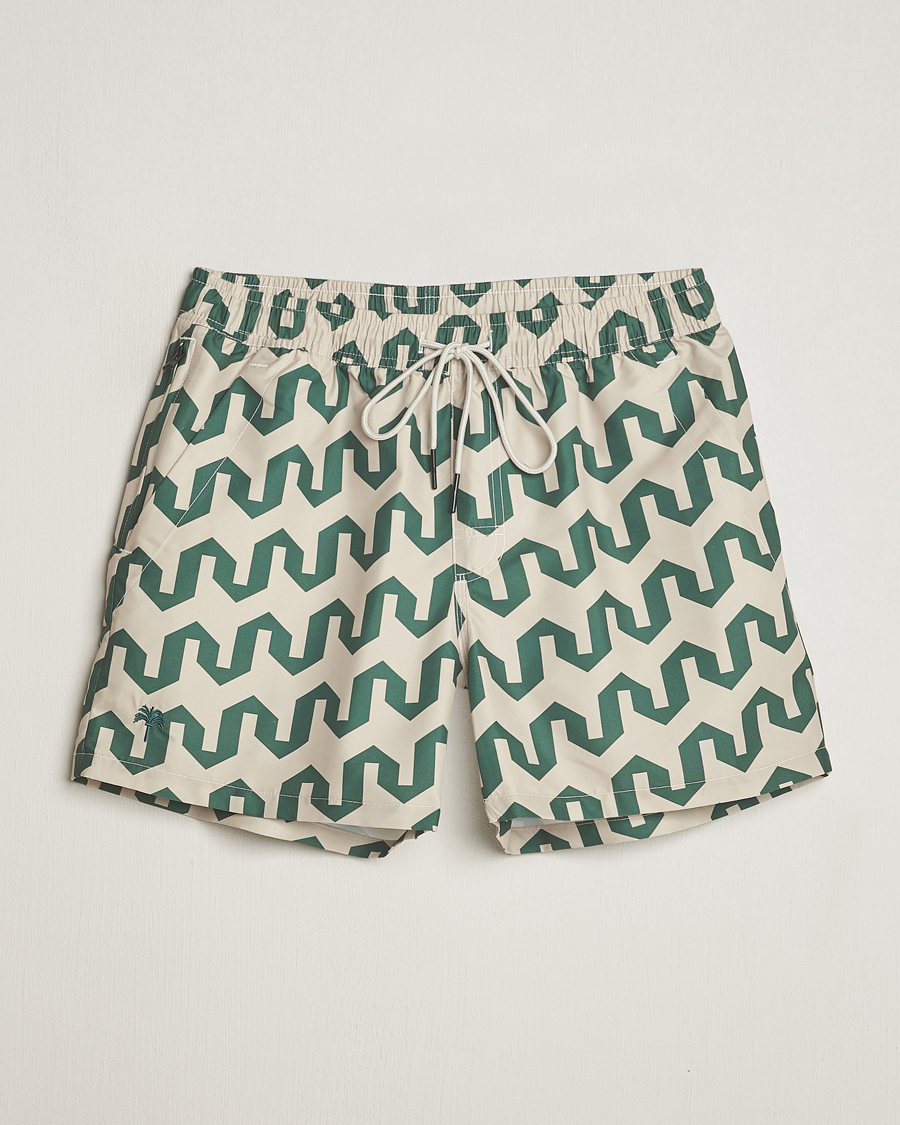 Heren | Zwembroek | OAS | Printed Swimshorts Atlas