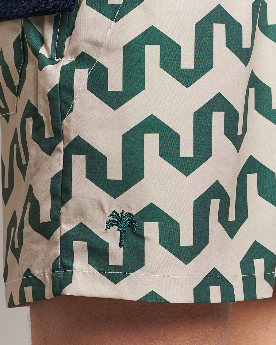 Heren | Zwembroek | OAS | Printed Swimshorts Atlas