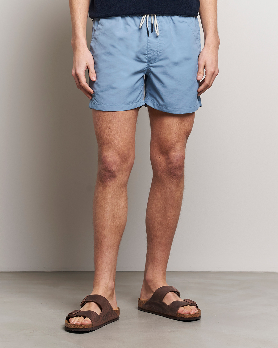 Heren | Zwembroek | OAS | Plain Swimshorts Sky