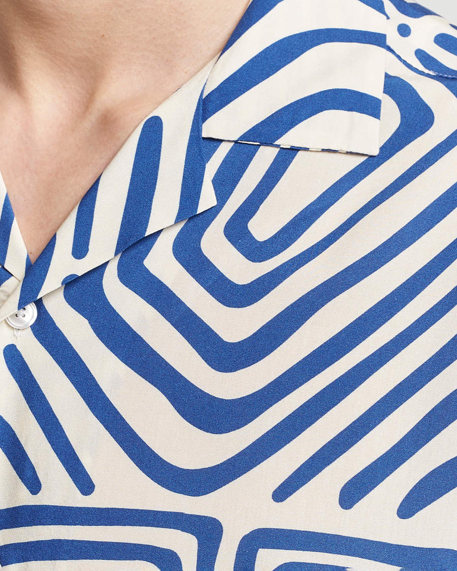 Heren | Overhemden | OAS | Viscose Resort Short Sleeve Shirt Eldovado