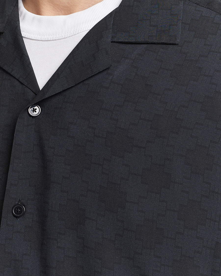 Heren | Overhemden | OAS | Viscose Resort Short Sleeve Shirt San Sebastian