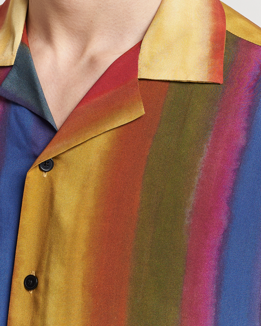 Heren | Overhemden | OAS | Viscose Resort Short Sleeve Shirt Terrane