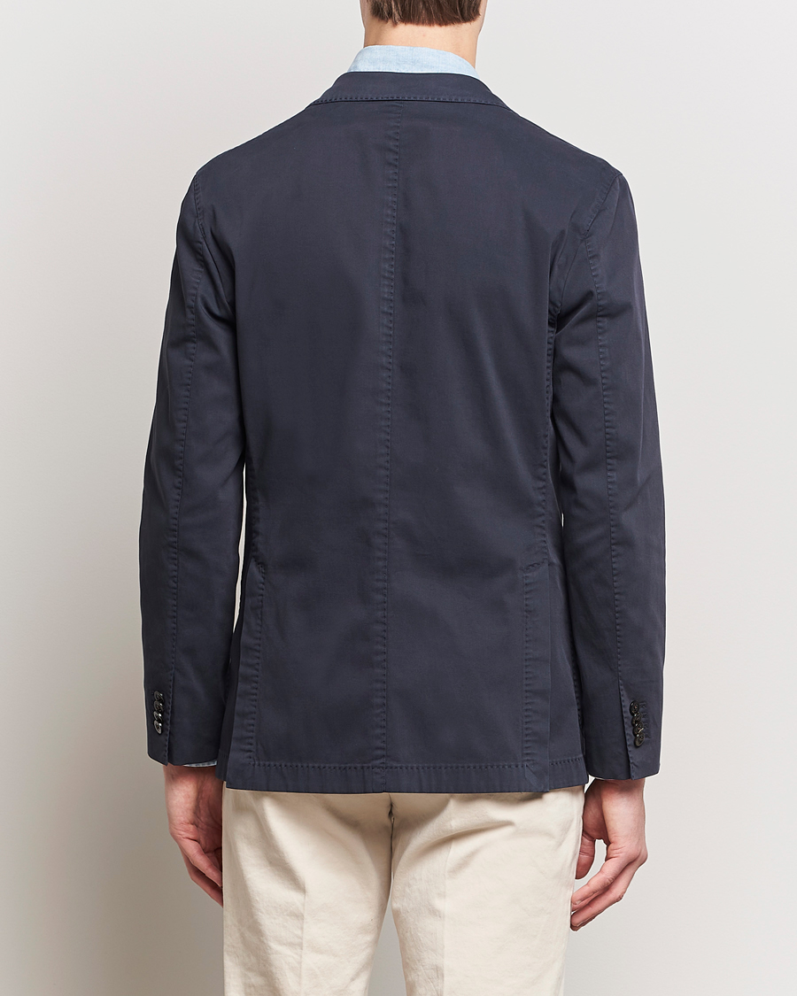 Heren | Blazers | Boglioli | K Jacket Cotton Stretch Blazer Navy