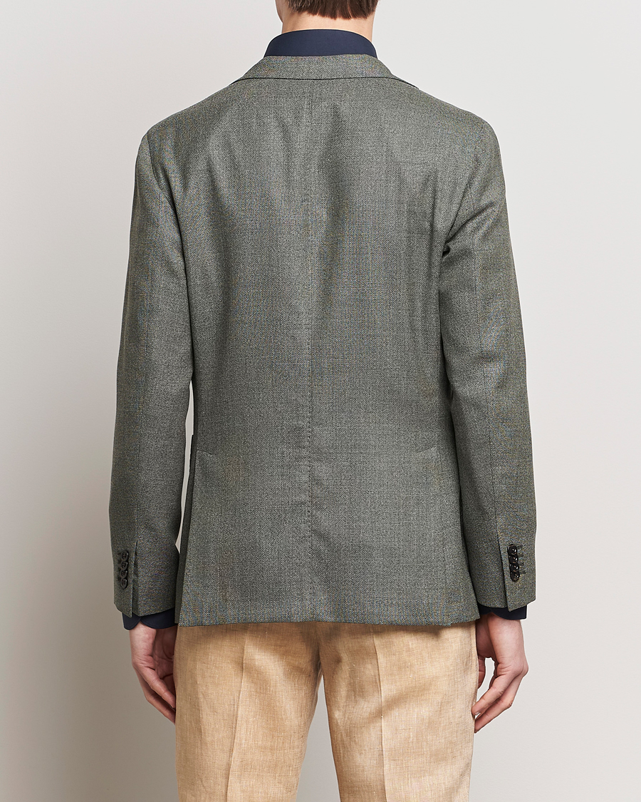 Heren | Blazers | Boglioli | K Jacket Wool Hopsack Blazer Sage Green