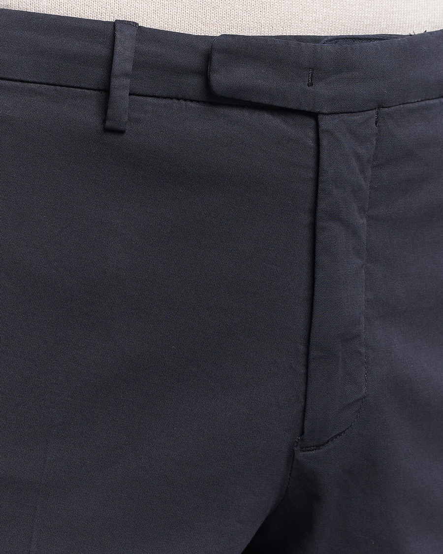 Heren | Broeken | Boglioli | Cotton Stretch Chinos Navy