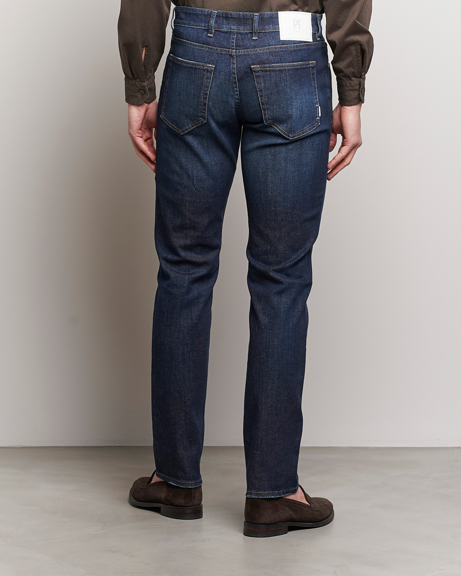 Heren | Jeans | PT01 | Slim Fit Stretch Jeans Dark Blue Wash