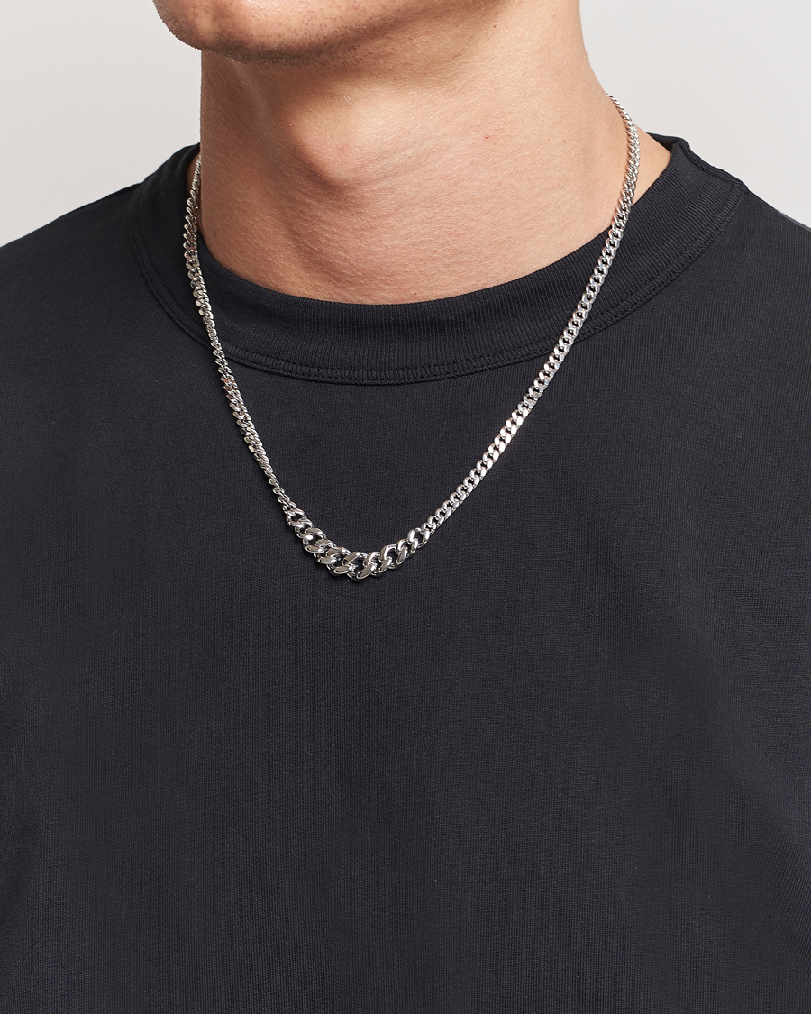 Heren | Ketting | Tom Wood | Dean Chain Necklace Silver