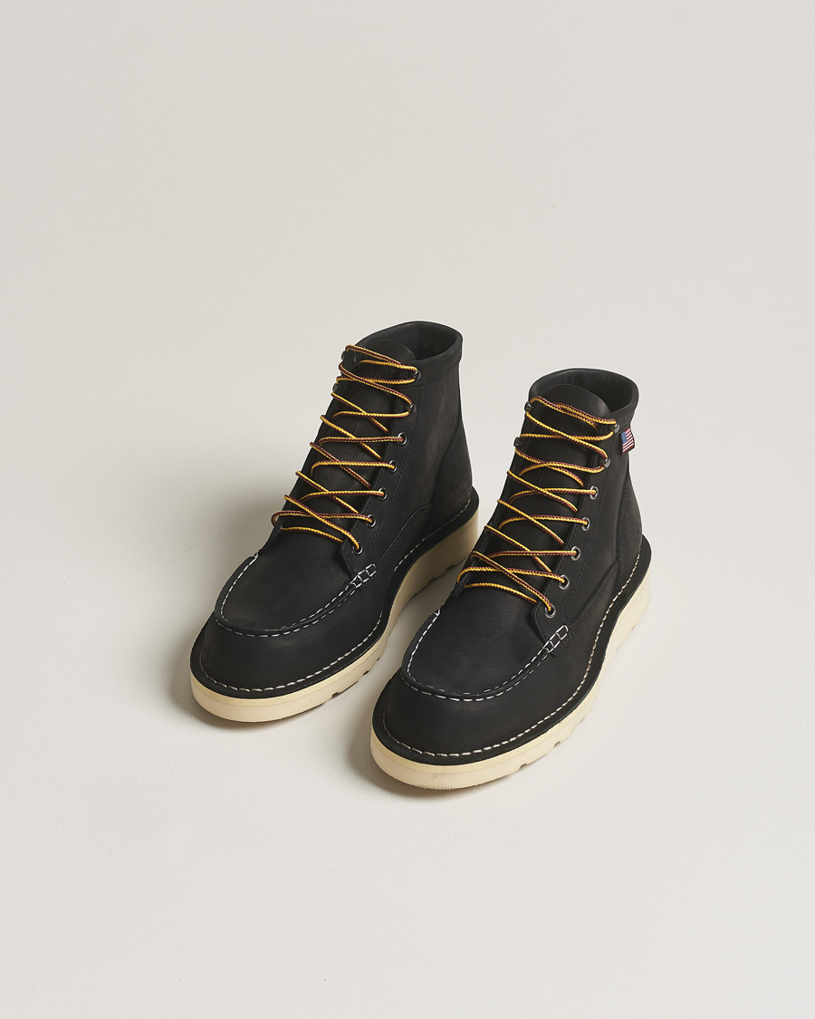 Heren | Zwarte laarzen | Danner | Bull Run Leather Moc Toe Boot Black