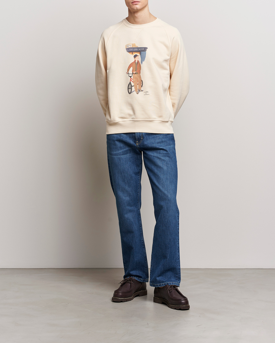 Heren | Truien | Baracuta | Slowboy Colourmen Cotton Crew Neck Butter