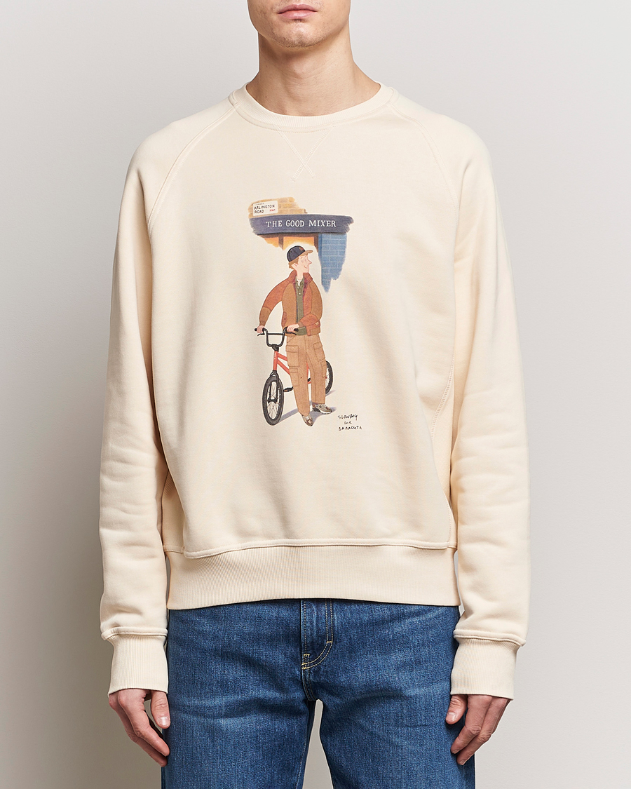 Heren | Kleding | Baracuta | Slowboy Colourmen Cotton Crew Neck Butter