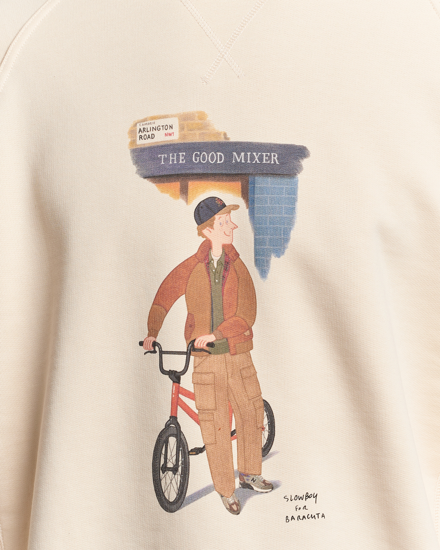 Heren | Truien | Baracuta | Slowboy Colourmen Cotton Crew Neck Butter