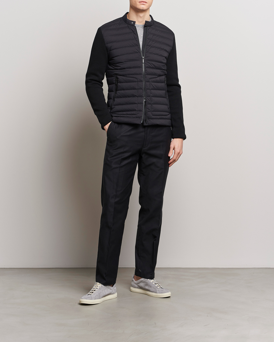 Heren | Jassen | UBR | Super Sonic Savile Wool Hybrid Jacket Black Wool