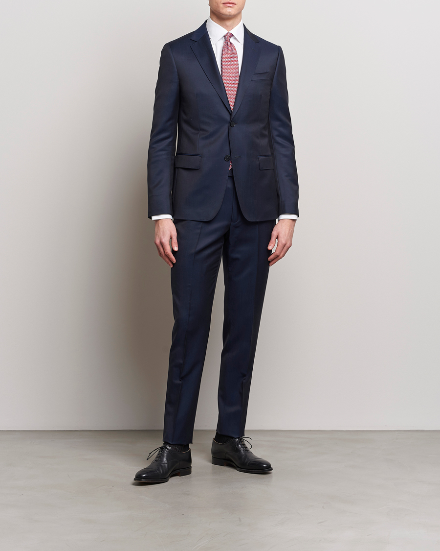 Heren | Italian Department | Zegna | Tailored Wool Suit Navy