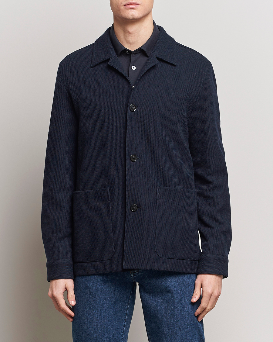 Heren |  | Zegna | Wool Chore Jacket Navy