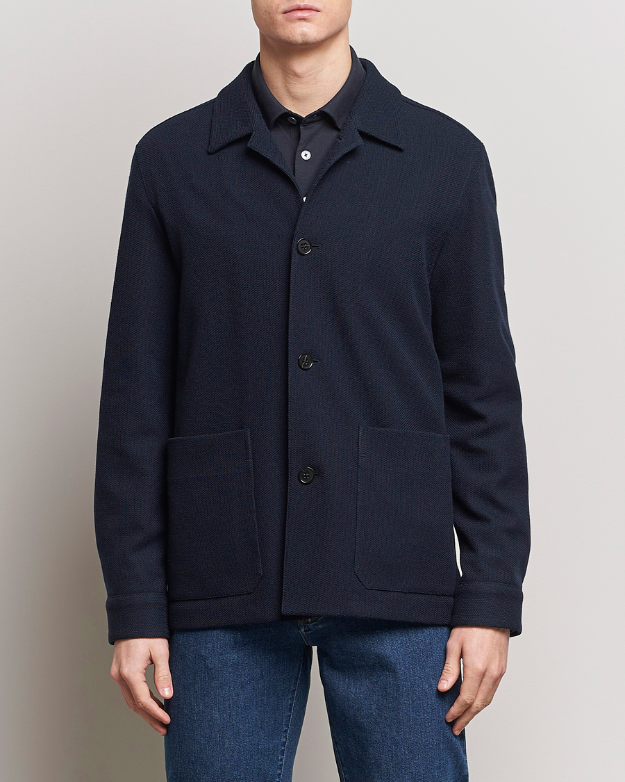 Heren | Italian Department | Zegna | Wool Chore Jacket Navy