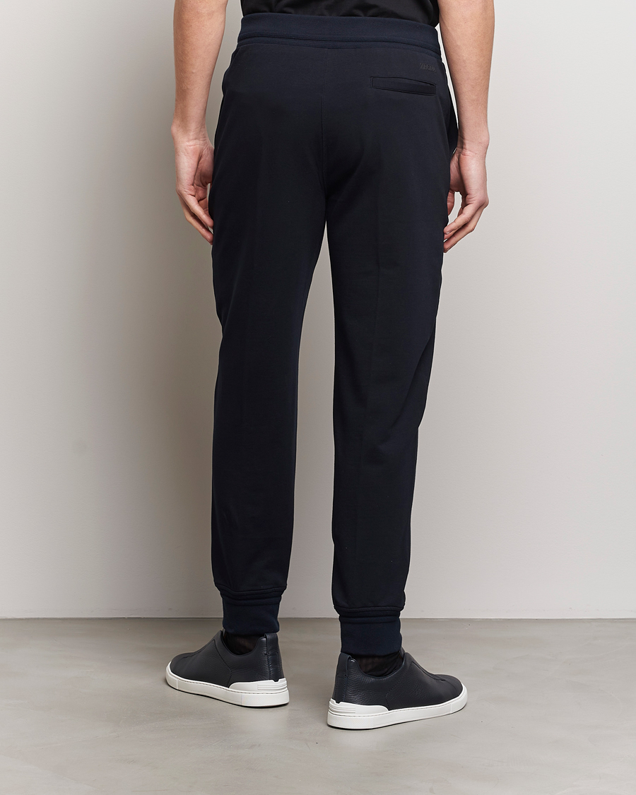 Heren | Broeken | Zegna | Cotton Stretch Joggers Navy
