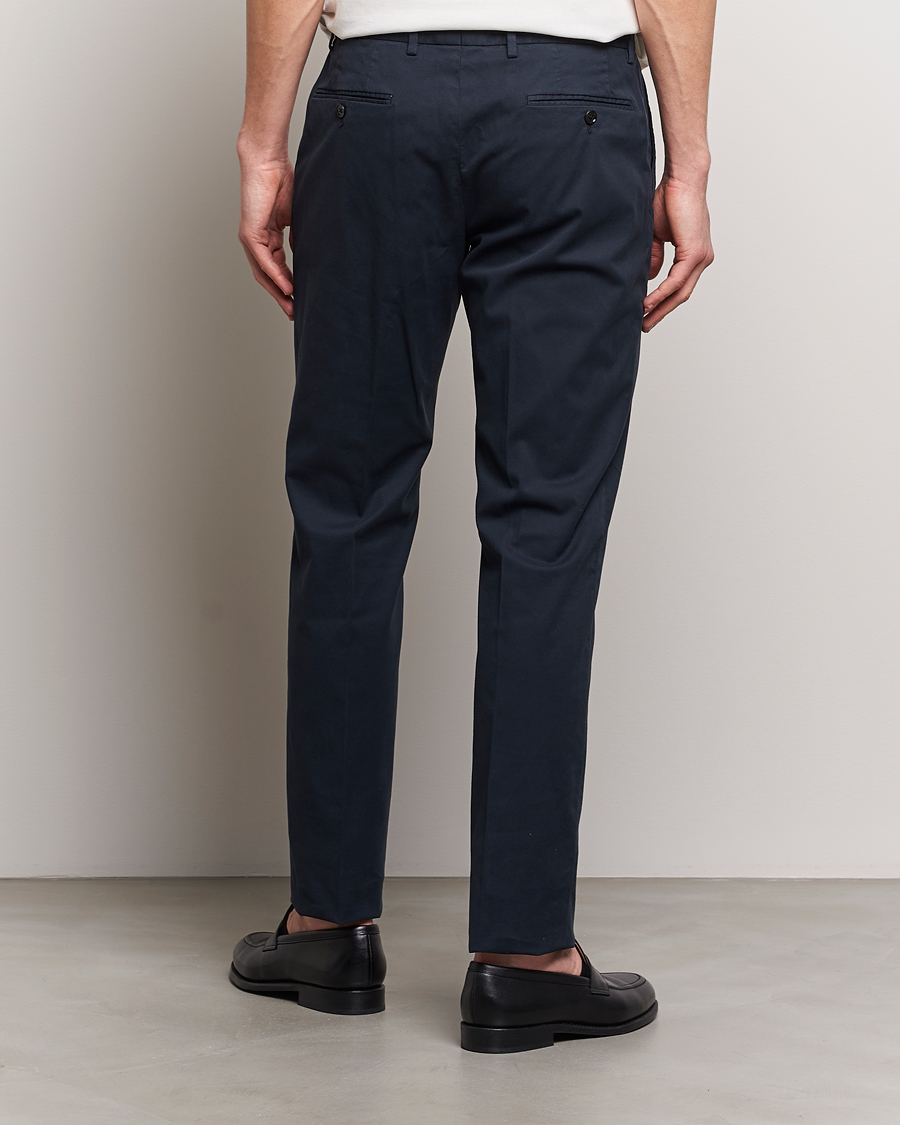 Heren | Broeken | Zegna | Premium Cotton Chinos Navy