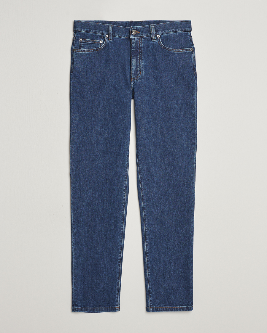 Heren | Jeans | Zegna | Slim Fit 5-Pocket Jeans Stone Wash