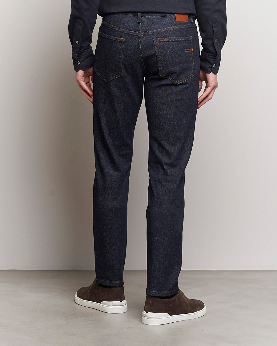 Heren | Jeans | Zegna | Slim Fit 5-Pocket Jeans Dark Indigo