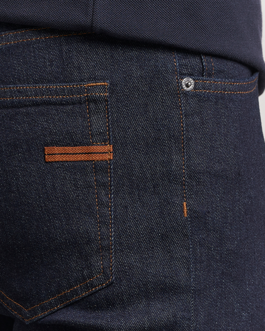 Heren | Jeans | Zegna | Slim Fit 5-Pocket Jeans Dark Indigo