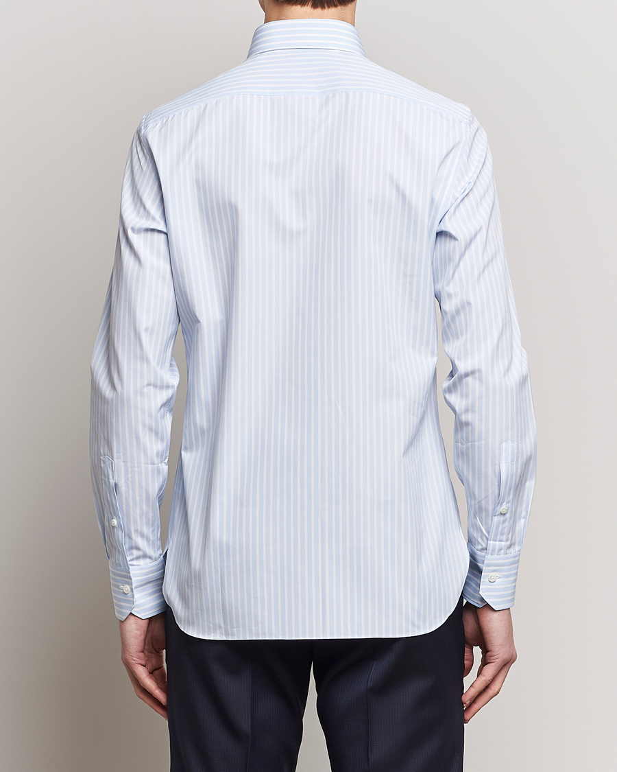 Heren | Overhemden | Zegna | Slim Fit Dress Shirt Light Blue Stripe