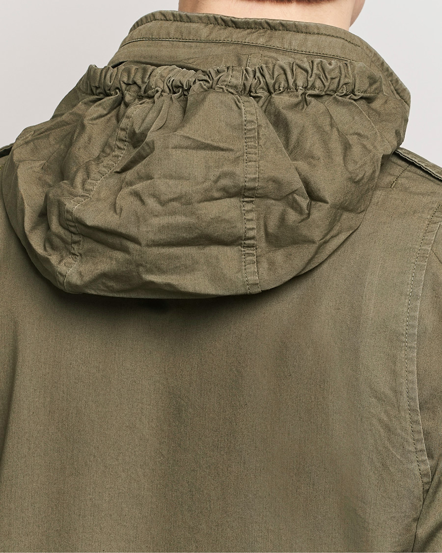 Heren | Jassen | Herno | Washed Cotton Field Jacket Military