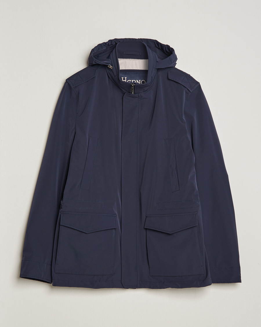 Heren | Jassen | Herno | Field Jacket Navy
