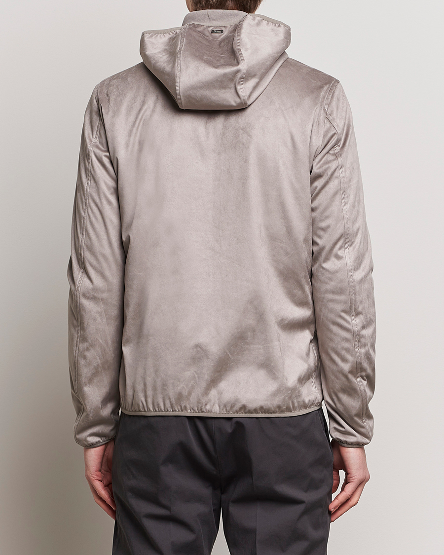 Heren | Jassen | Herno | Faux Suede Bomber Jacket Grey