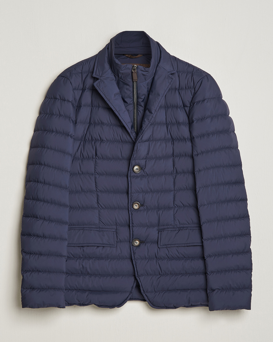 Heren | Jassen | Herno | Nuage Matt Nylon Blazer Navy