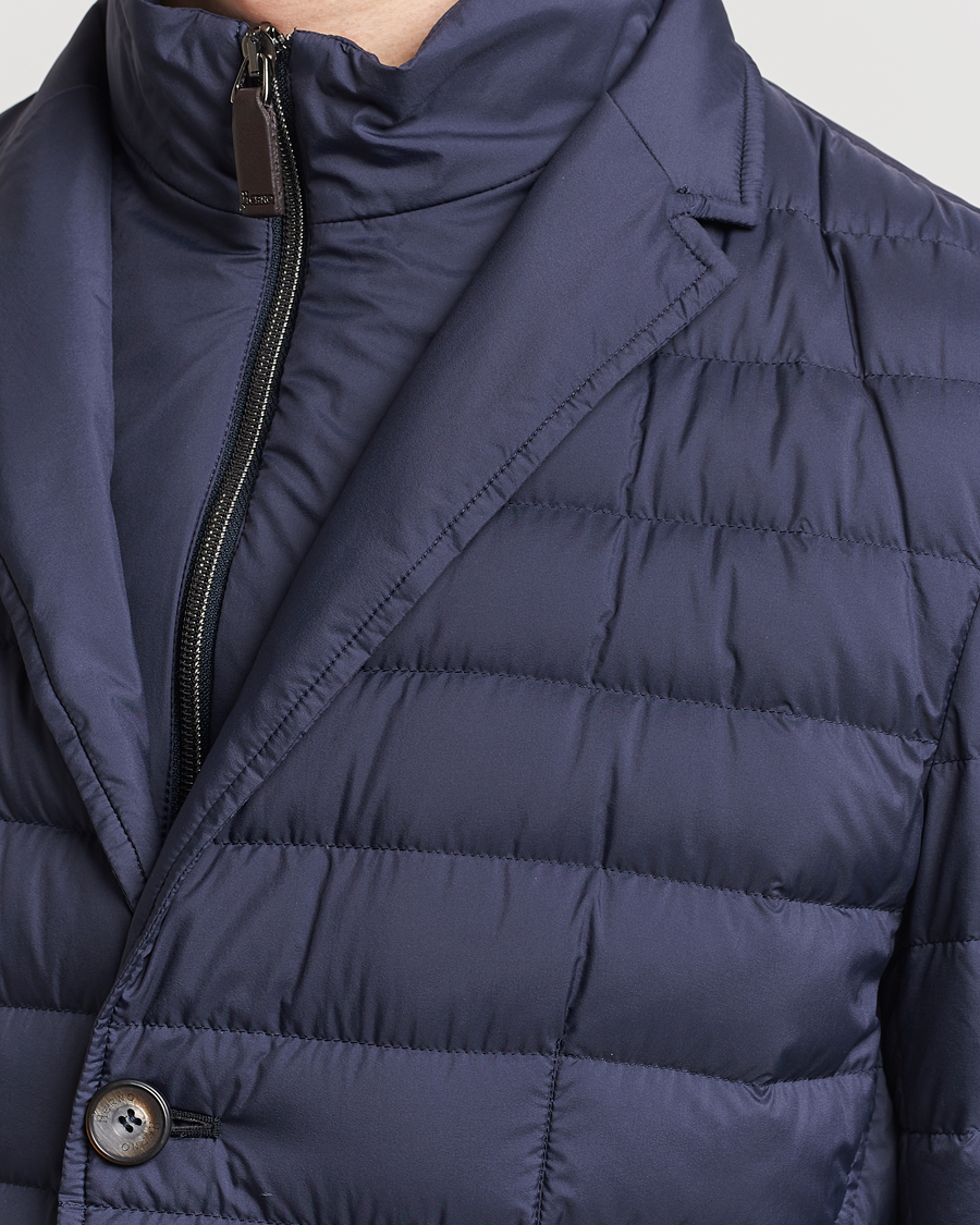 Heren | Jassen | Herno | Nuage Matt Nylon Blazer Navy