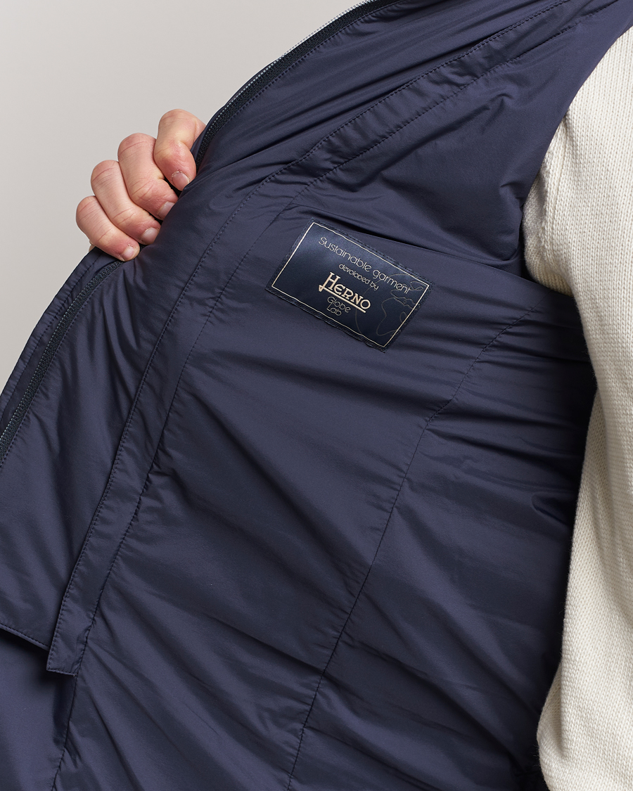 Heren | Jassen | Herno | Nuage Matt Nylon Blazer Navy